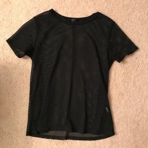 f21 mesh t-shirt